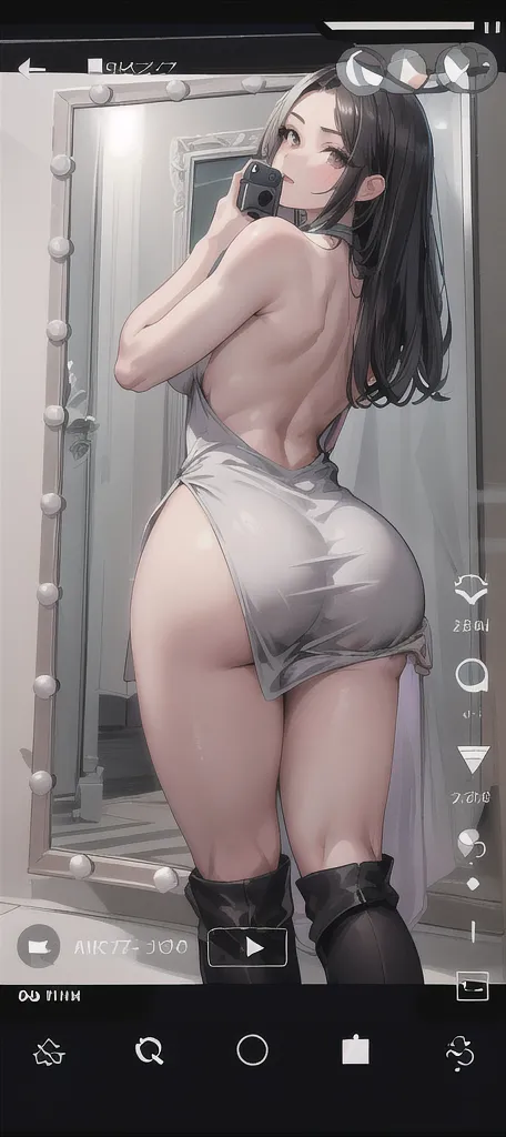 Sakura Haruno bathing in the shower, pov espiandola desde la puerta, bathing in the shower on your back