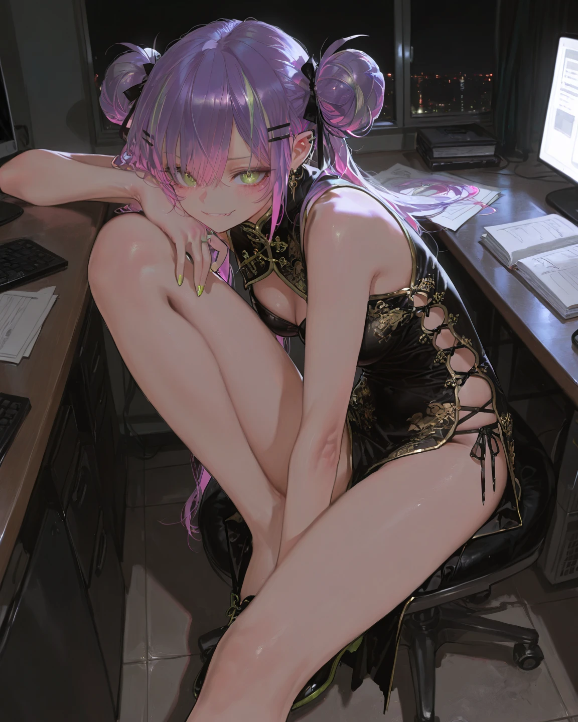 Best quality, Jibril, orgasm, drooling, blushed, masterpiece, the girl is in a great pain, glowing eyes, outdoors، ((((mistress))))