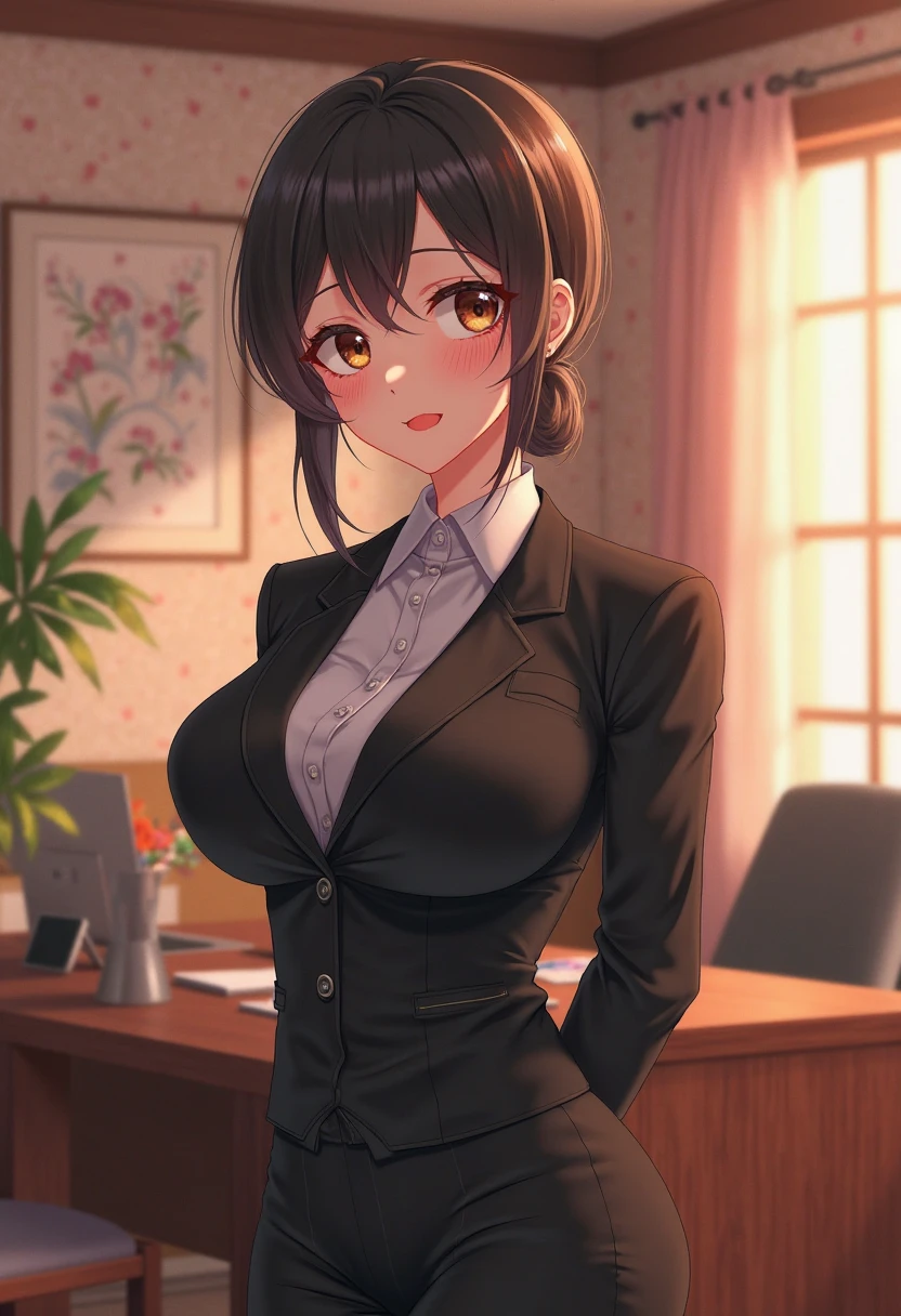 score_9, score_8_up, score_7_up, solo,
BREAK
1girl, smug, large breasts, solo, wide hips, freckles,
{tildevtuber}, 1girl, solo, breasts, looking_at_viewer, smile, skirt, large_breasts, brown_hair, shirt, long_sleeves, brown_eyes, standing, upper_body, white_shirt, pantyhose, frills, collared_shirt, black_skirt, black_pantyhose, ascot, high-waist_skirt, meme_attire, red_ascot, virgin_killer_outfit, {bob_cut}, (swept bangs:0.5), centerfrills,
<lora:Tilde:1>    <lora:MERGE__PonyXlAnimeMaleStyle-V0.1-step00002100_1__MaleStyle-V01_0.8__MaleStyle-V0.2_0.6V4:1>