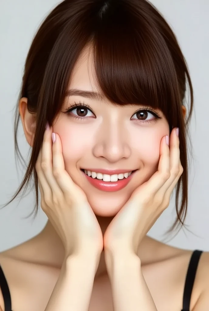Extreme close-up portrait, beautiful girl with her love-struck - SeaArt AI