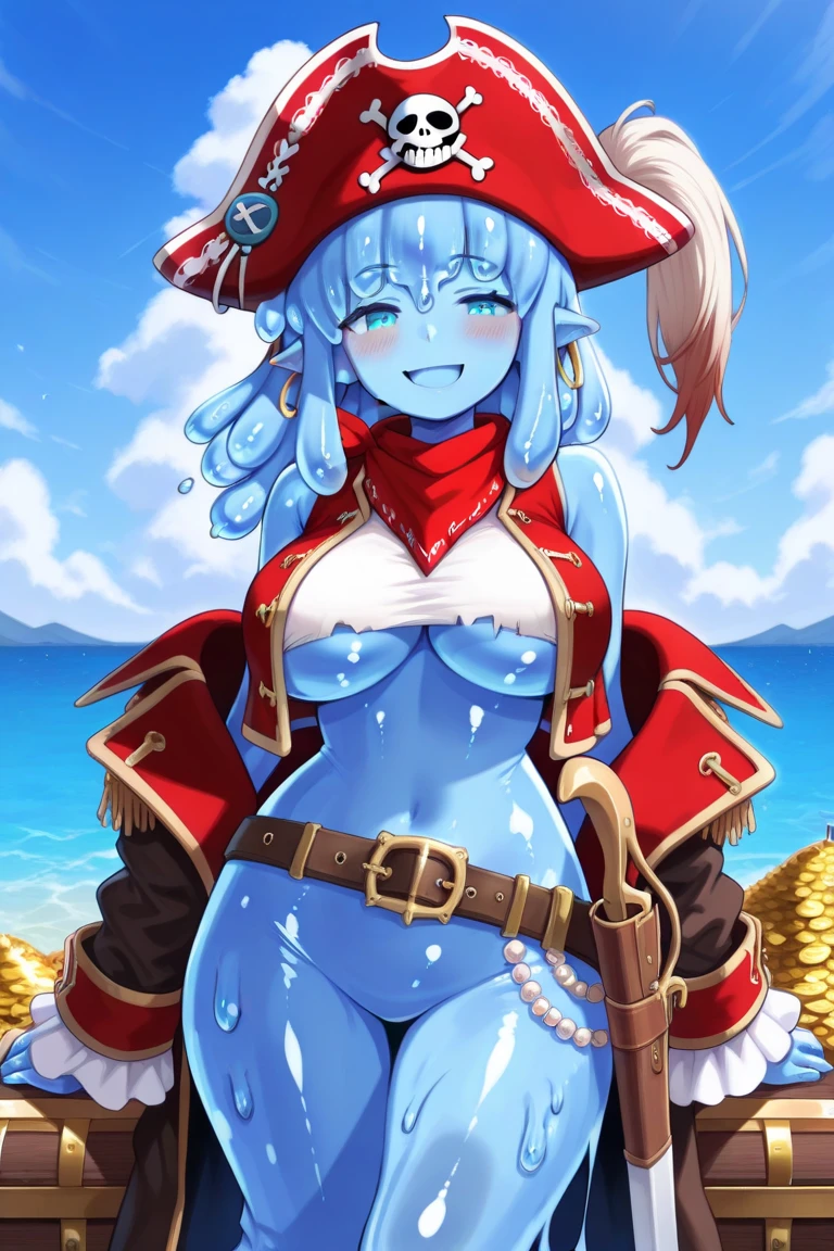 1 girl, solo, medium length hair, breasts, blue eyes, huge breasts, cleavage, purple hair, tanned naked,
pirate, hat, pirate hat, miniskirt, boots, knee boots, revealing outfit,
ocean, boat, on a boat, on a pirate ship, on deck
giant octopus, octopus tentacles, octopus rape, sucker, octopus tentacle dick, octopus tentacle penis,
suspended, restrained, restrained limbs, tentacles, octopus tentacles
lots of semen, lots of squirting
