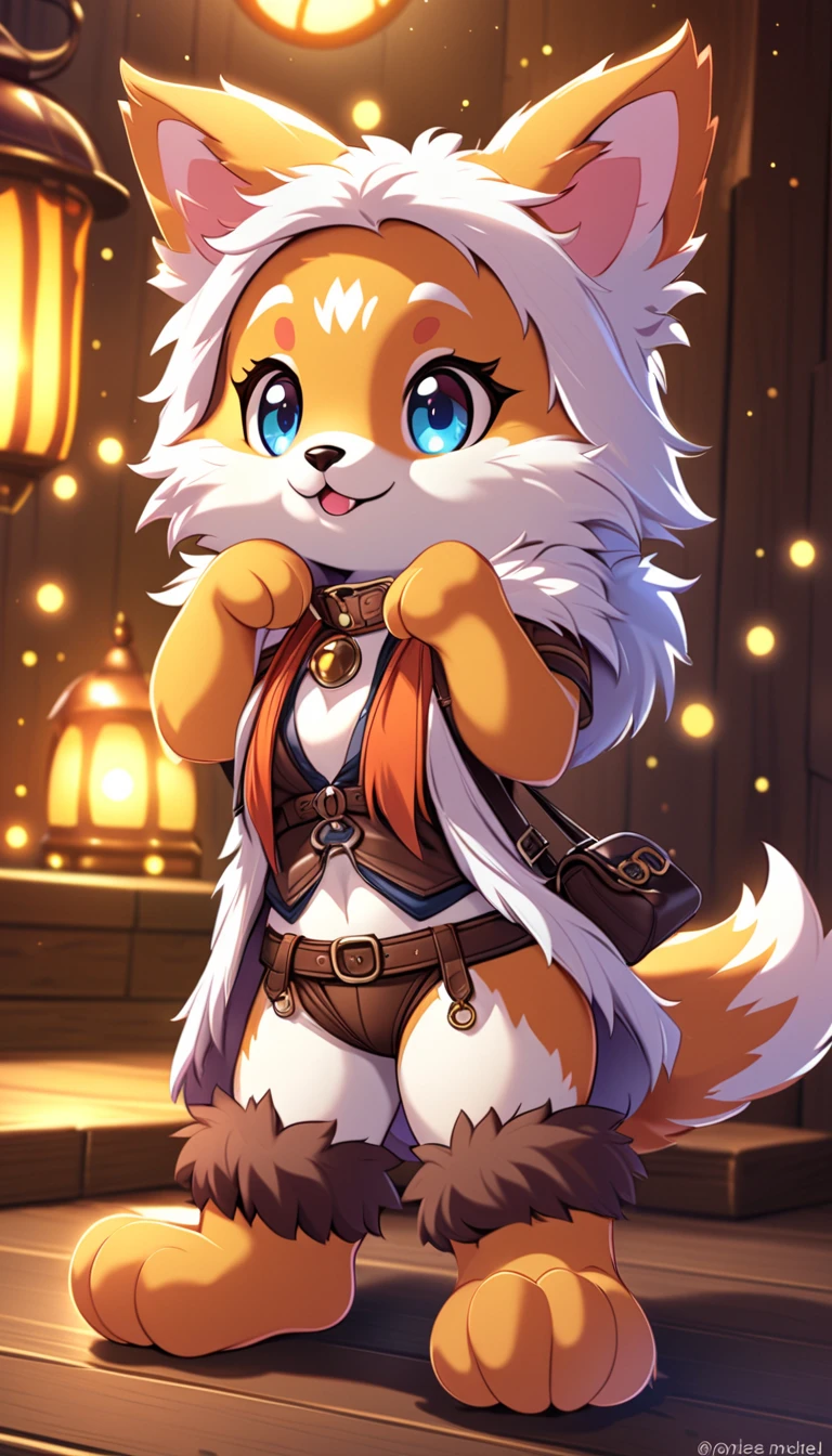 dynamic angle, top quality, best quality, High-quality illustrations, masterpiece, super high resolution, detailed background, detailed background, mythical world depicted by Michelangelo, Happy, joyful, absurdres(highly detailed beautiful face and eyes)perfect anatomy, expression, good lighting, cinematic shadow(kemono, furry anthro),