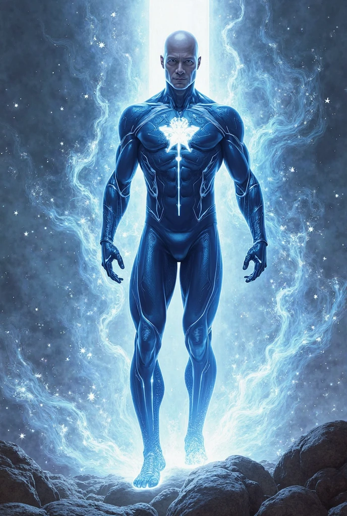 {
"size": "1024x1024",
"prompt": "In a dynamic comic book panel, the superhero Electron, with a sleek and powerful appearance, is floating in mid-air. He is creating a colorful, glowing diagram of atoms with electron layers in the air in front of him. The diagram consists of concentric circles around a central nucleus, with small orbs representing electrons in various layers. The scene focuses on the intricate details of the atomic structure, with Electron's hands outstretched as he manipulates the energy to form the diagram. The background is minimal, ensuring that the emphasis is on Electron and the vibrant atomic diagram he is creating."
}