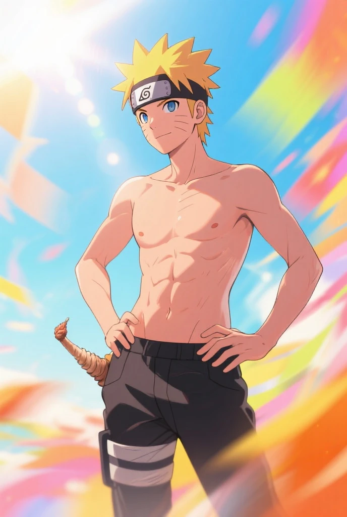 Naruto, shirtless, underpants, magenta thong, surfing, 12-year-old boys,