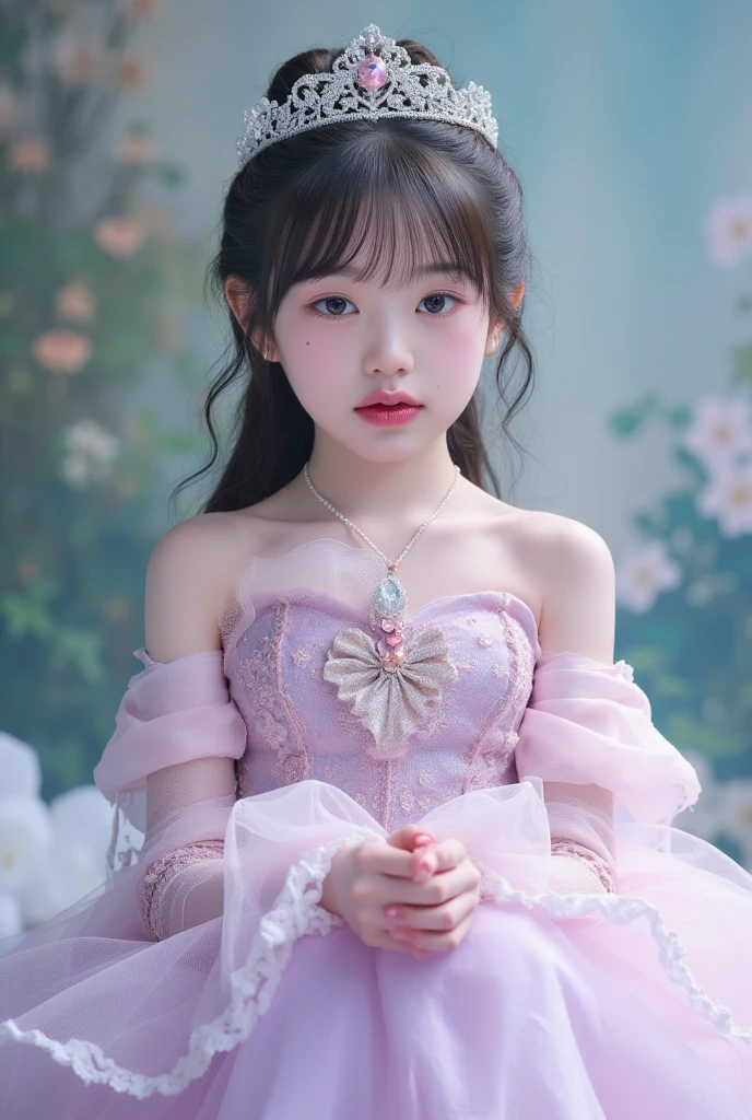 (Masterpiece, Top Quality, Best Quality, Official Art, Beautiful and Aesthetic: 1.2), (1girl), Extreme Detail, Highest Detail, Official Art, Unified 8k Wallpaper, Ultra Detailed, Beautiful and Aesthetic, Beautiful, Masterpiece, Best Quality, Preppy Style, Sweet and Pure, Lying on the Grass, Light Blue Dress, Slender Fingers, Distinct Knuckles, Finger Size Matches Real Person