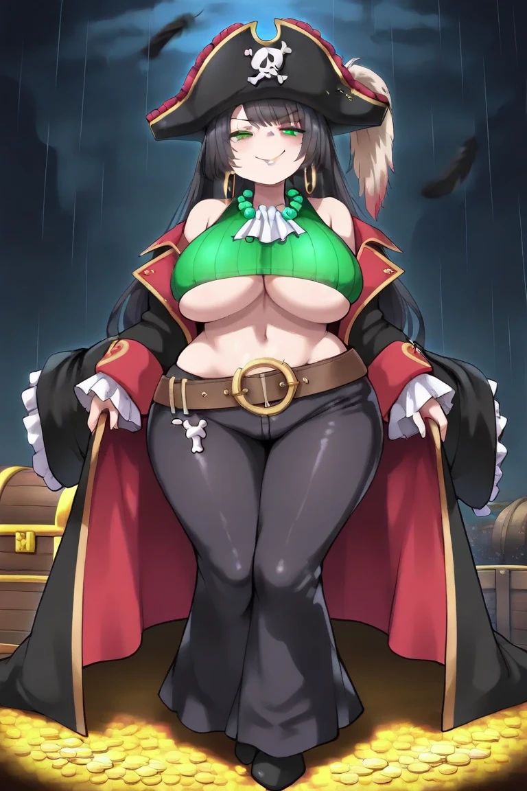 Actriz megumin, kono subarashii sekai ni shukufuku wo! con sombrero, 1 chica, solo, de pie, Mirando al espectador, tiene, witch tiene, for the chestnut, pelo corto con mechones largos, ojos rojos, rubor, sonrisa malvada, gargantilla negra, clavicle, pecho plano, off-shoulder vestido, vestido, Red vestido, brown jacket, mangas largas, guantes negros, guantes sin dedos, belt, brown belt, adornos dorados, zettai ryouiki, dentadura de la piel, (asymmetrical leggings:1.4), calzas que no combinan, (pierna vendada:1.3), muslos negros, (arms behind the back:1.3), maduro, maduro woman, tetas, Grande, enormes tetas, enormes tetas, ENORMES TETAS, GIGANTES TETAS