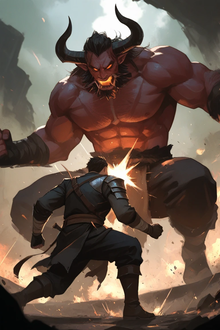 [Ultra-realistic] Super high quality like a live-action movie. Various monsters and characters of different races from the past and future are engaged in fierce battles using all kinds of weapons such as guns and swords.