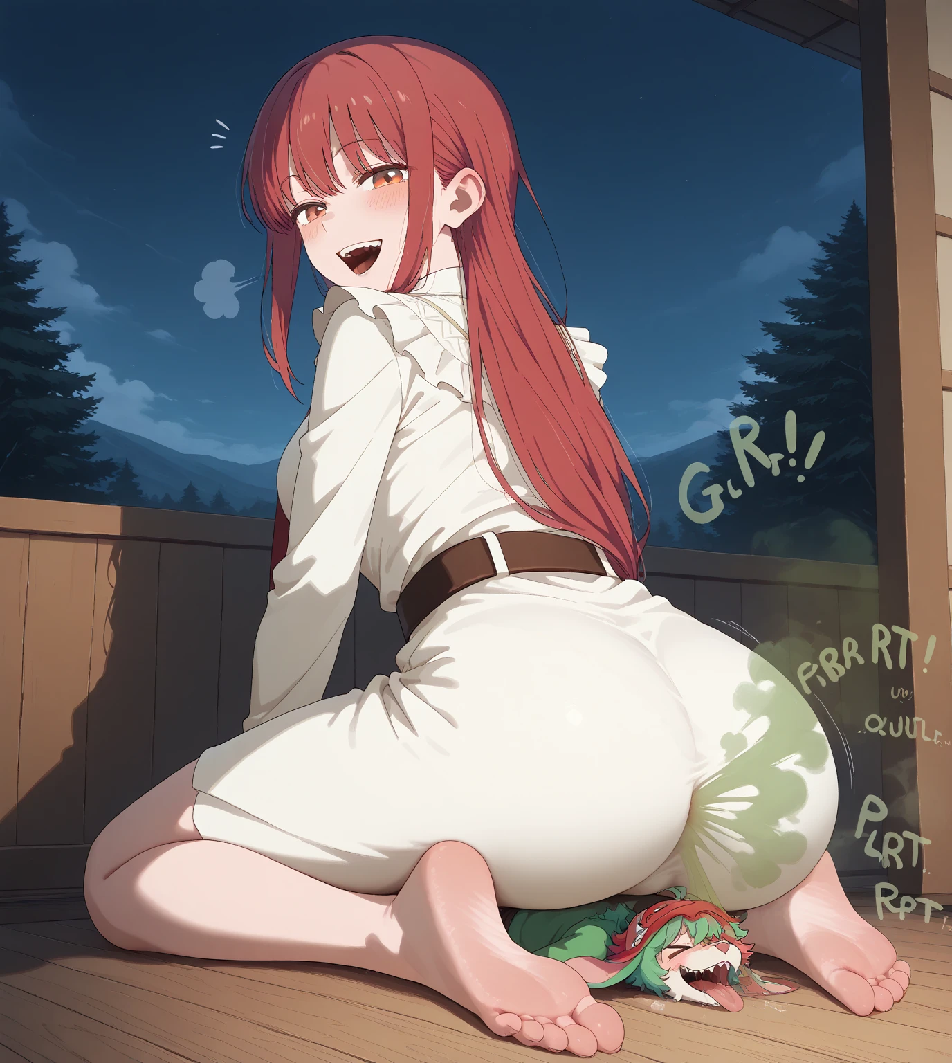 Silence Suzuka,Completely naked,pubic hair,sit on the bed,Untreated armpit hair,brown nipples,anus,anusの毛,大きなanus,highest quality,masterpiece,very detailed,M-shaped legs,bristles