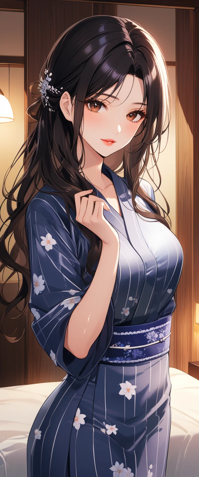 High resolution,8k,Highest quality,detailed,Semi-realistic anime,(whole body:1.5),Anime 3D Style,Smooth anime CG,One mature woman,A 60-year-old Japanese woman,slim,Modeled,Shiny brown hair, Tie your hair back,Medium Hair,detailedな顔,Beautiful and detailed,Glowing Skin,(Layering,Autumn and winter clothes),Earrings Beautiful,necklace,Winter in Japan,Dead Tree,Leaves fall,Hard Focus、Film Grain,Soft lighting,Wind,Looking at the audience,Laughter,