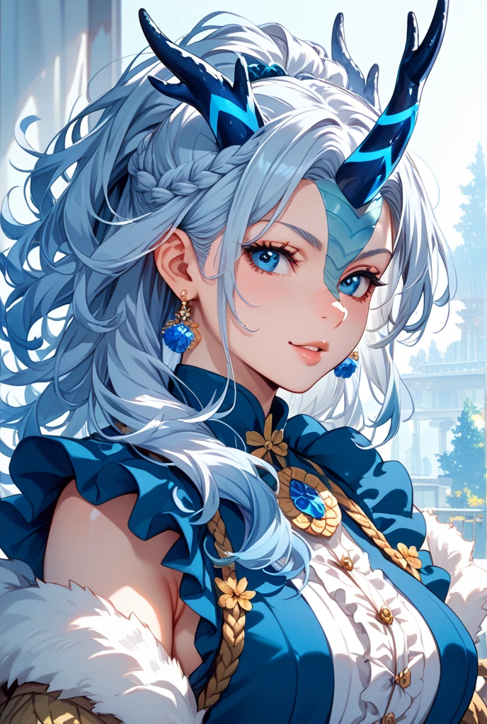 masterpiece, best quality, good quality, Highly detailed, shadowverse style, female, cat ear, cyan hair, modern aesthethic, armored, blue eyes, medium hair, tidy hair, blue and white main color, full body art, adult, solo, closed mouth, knight, character design, standing with pose facing camera, plain background