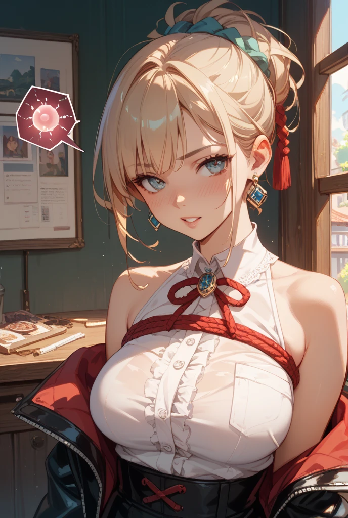 master piece,best quality,ultra detailed,8k, ambient light,realistic skin,glossy skin,
(kitagawa marin, 1girl, blonde hair, long hair, multicolored hair, red eyes, jewelry, earrings, piercing, , white shirt, tied shirt, black choker, plaid skirt)、(sailor senshi uniform)、
(lie on bed)、from front:1.3、crossed arms:1.2、(the body is very wet:1.3)、My clothes are transparent and I can see my underwear、(shirt is unbuttoned:1.3)、(The tie is untied:1.3)、constriction、(delicate body:1.3)、small bust、emphasizing the cleavage、 glossy lips、Slightly emphasize the lower lip、blush、embarrassed expression、
fantastic night sky、full moon、aurora、horizon、open-air bath、Japanese inn、Castle、futon