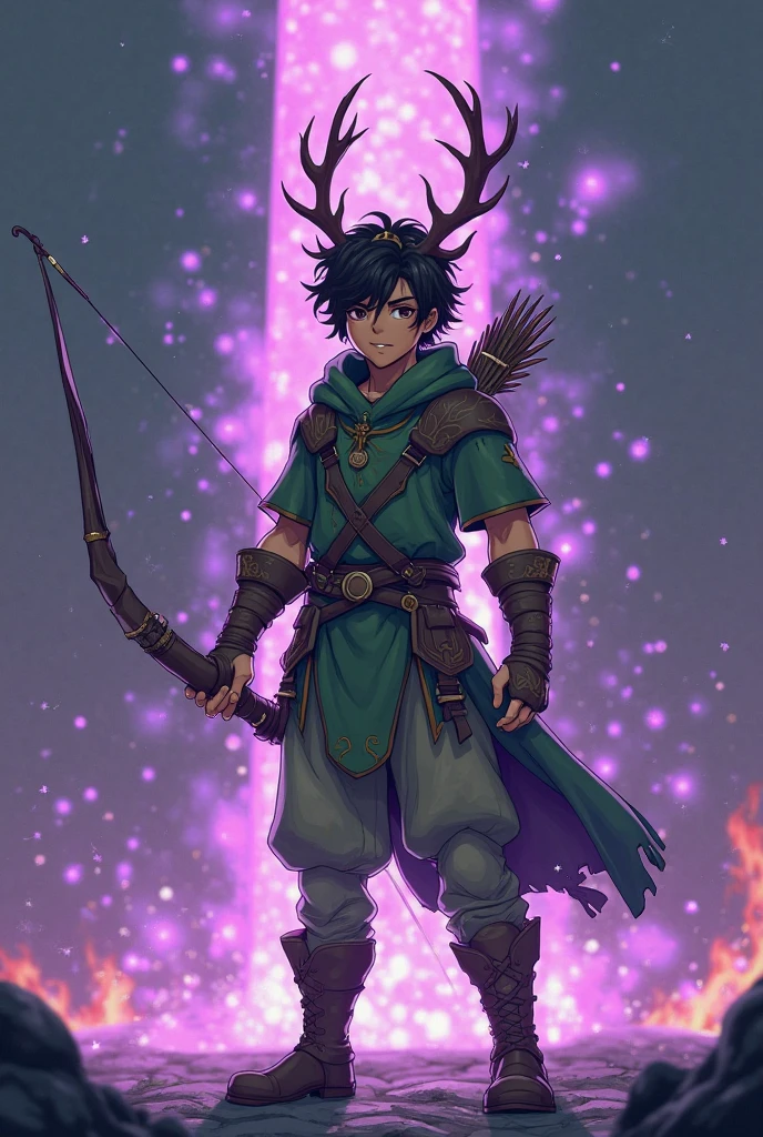 man Cernunnos helping the humanity against the darkeness