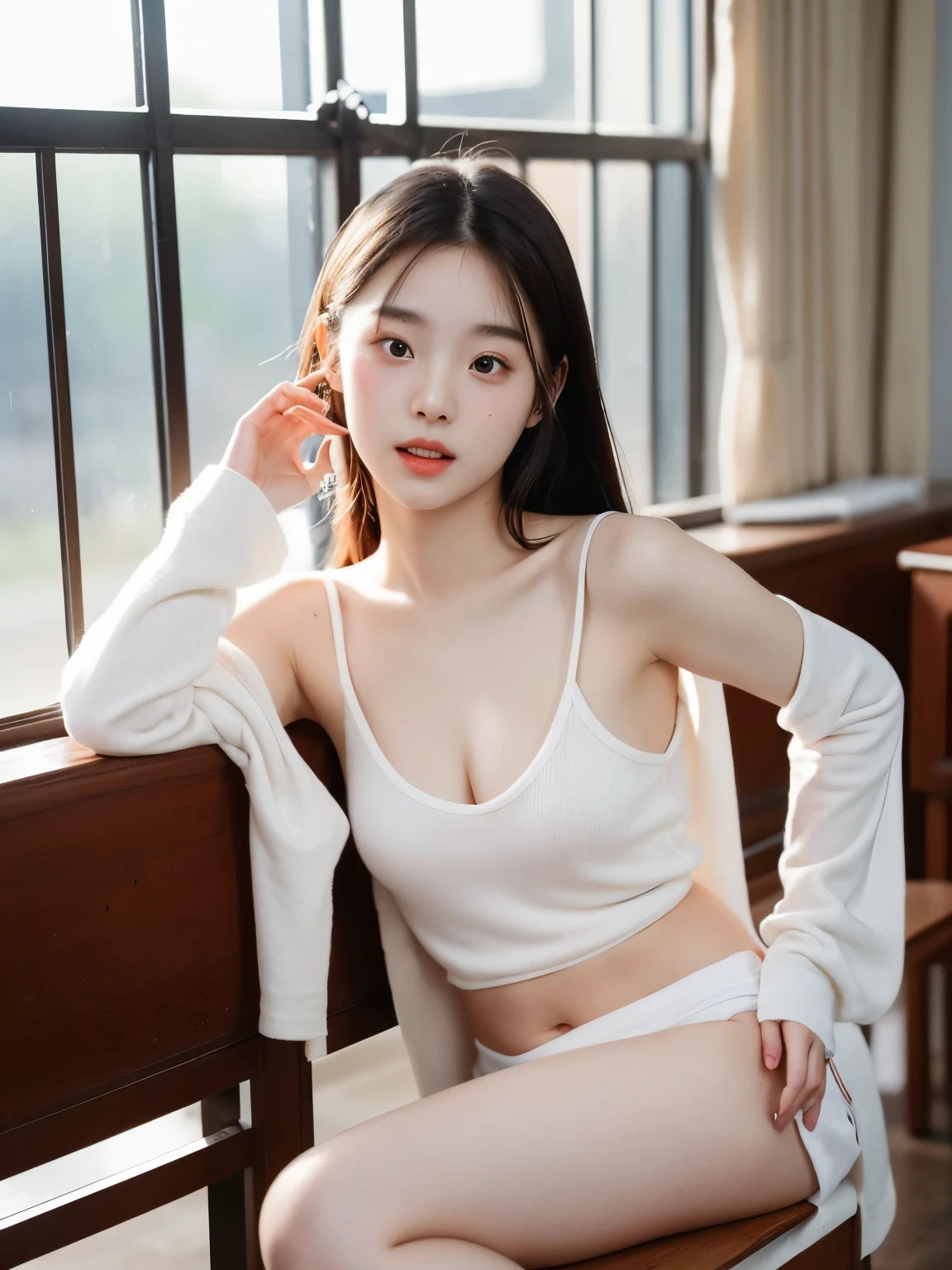 The highest quality shooting 、mid night 、 garden 、Japanese garden 、 Street lights、 Tank top in white color 、White lace panties 、big crowd , (((Bound arms))) , (((arms behind back)))
、Two Women 、 Two Women 、Middle-aged man 、Udder is small、Collar with a leash 、Cowboy Shot 、 Looks Back 、
、 ,from the thighs up、tiny chest、Portraits are prohibited Standing and walking 、blushed face 、 Thin rope 、Middle-aged man 、above knee、looks to the side 、Spread your legs apart 、Middle hair、Low angle full body photo 、Sad look、 Black hair, shining beautiful skin , Sweat, collar and chain accessories, beautiful black pupil and hair, Detailed expression , beautidful eyes