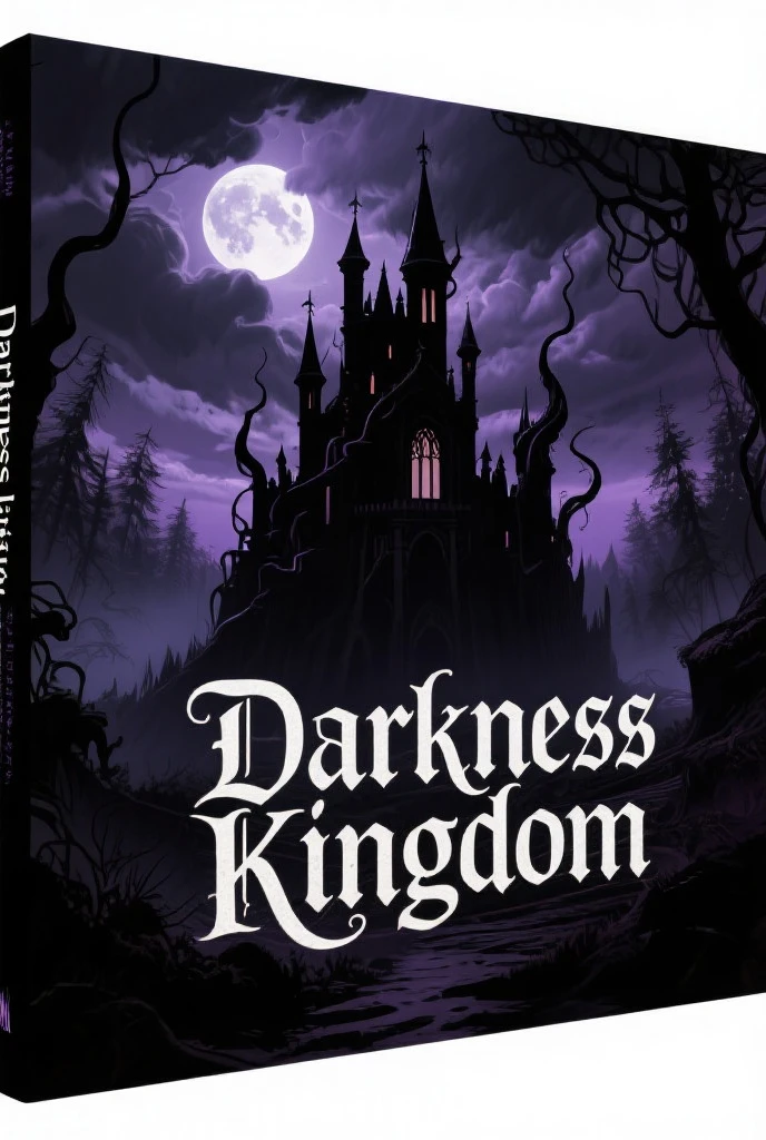Make a cover for a game called The Shadow Kingdom with the name on the cover