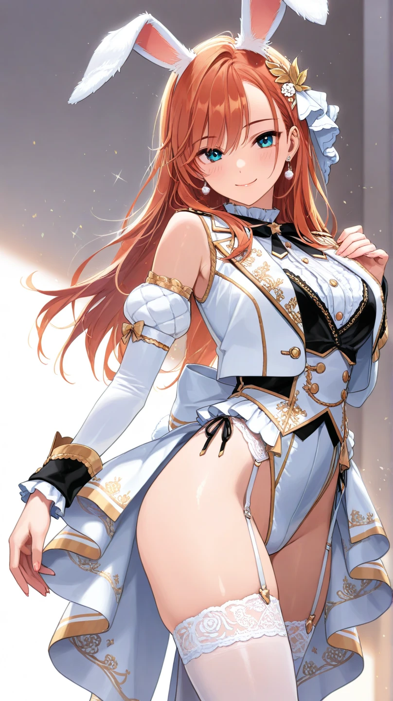 Kousaka honoka, blue eyes, masterpiece, best quality, (1girl:0.999), (breasts:0.959), (cleavage:0.939), (long hair:0.939), (hair ornament:0.932), (thighhighs:0.904), (boots:0.893), (strapless:0.838), (shorts:0.836), (thicc body), (large breasts:0.720), (collarbone:0.683), (flower:0.646), (cuffs:0.581), (closed mouth:0.571), (weapon:0.556), (holding:0.542), (garter straps:0.508), (hair flower:0.508), llchar, Night, sky, stars