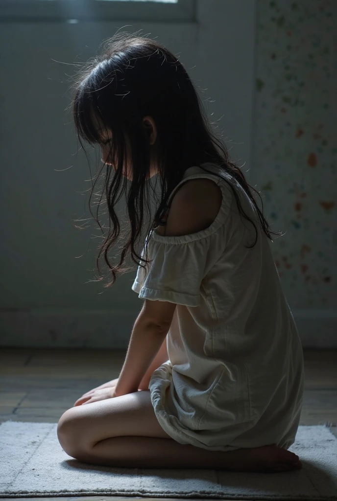 8K、cute、Adult Girl、Swimwear、Very angry、rage、Glare、Arms crossed、Look down、Shooting from below、Knee-high socks