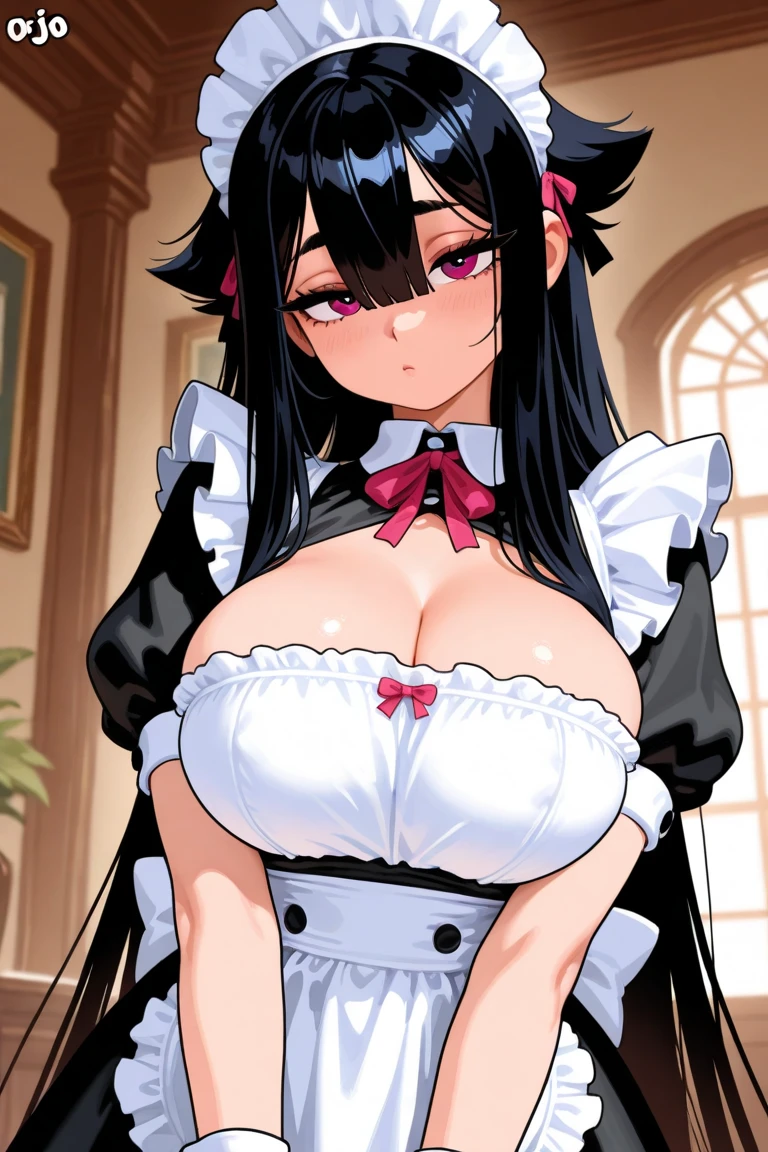 2girl, two girls, (shoujo-style), ((detailed hair, detailed eyelashes, banganhwa-scenery, blush, large breasts, long hair, , ((perfect face)), (Mature Face:1.4), (beautiful face:1.15), detailed eyeasterpiece), (highest quality), best quality, highres, 8K, extremely detailed, Digital Art, (Hyper-Detailed Background:1.2), (realistic background), (intricate details), award-winning, hyper-detailed, (illustration:1.1),
(cinematic lighting), soft lighting, lipstick, blush, Hot girls, baddie, staring, glaring, bad attitude, mean girl, dare, angry, hate, crazy, smoking, sensual, attractive, jewelry, earrings, complex detailed background, casino environment, fancy interior environment, rich
interior, masterpiece, best quality, highly detailed, a anime girl in maid uniforms, holding pistol, maid
outfit, cleavage, evil smile, smile, open mouth ,ecchi anime style, anime girls, ecchi style, ecchi, digital
anime art!!, in anime style, official artwork, (nsfw) not safe for work, beautiful anime maid girl, anime
style 4 k, micro skirt, exposed belly, exposed navel, exposed midriff, exposed lower belly, holding a gun