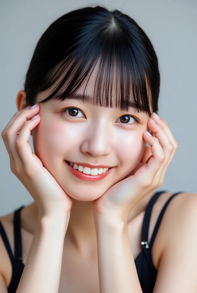 Extreme close-up portrait, beautiful girl with her love-struck - SeaArt AI
