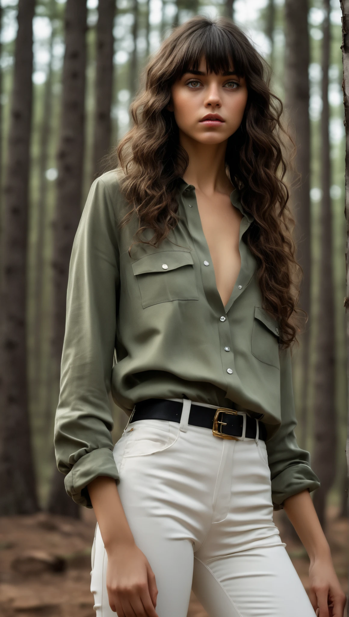 BarSt3TTXV1B,
a beautiful woman posing for masterpiece photo, wearing a hat and a white shirt in a forest area with trees in the background and a bush, (safari setting:1.3),
(professional photo shooting), (high buget photo), (extremely detailed skin), (flawless skin), (model pose), (highly detailed facial features),
(perfect color grading), (High-quality textures and materials), (perfect setup and environments:1.9), (accurate light and shadow effects), (perfect visual quality),
(natural light), (high quality photography), (intricate details), (8k), (HDR), (sharp focus), (close-up portrait:1.2)