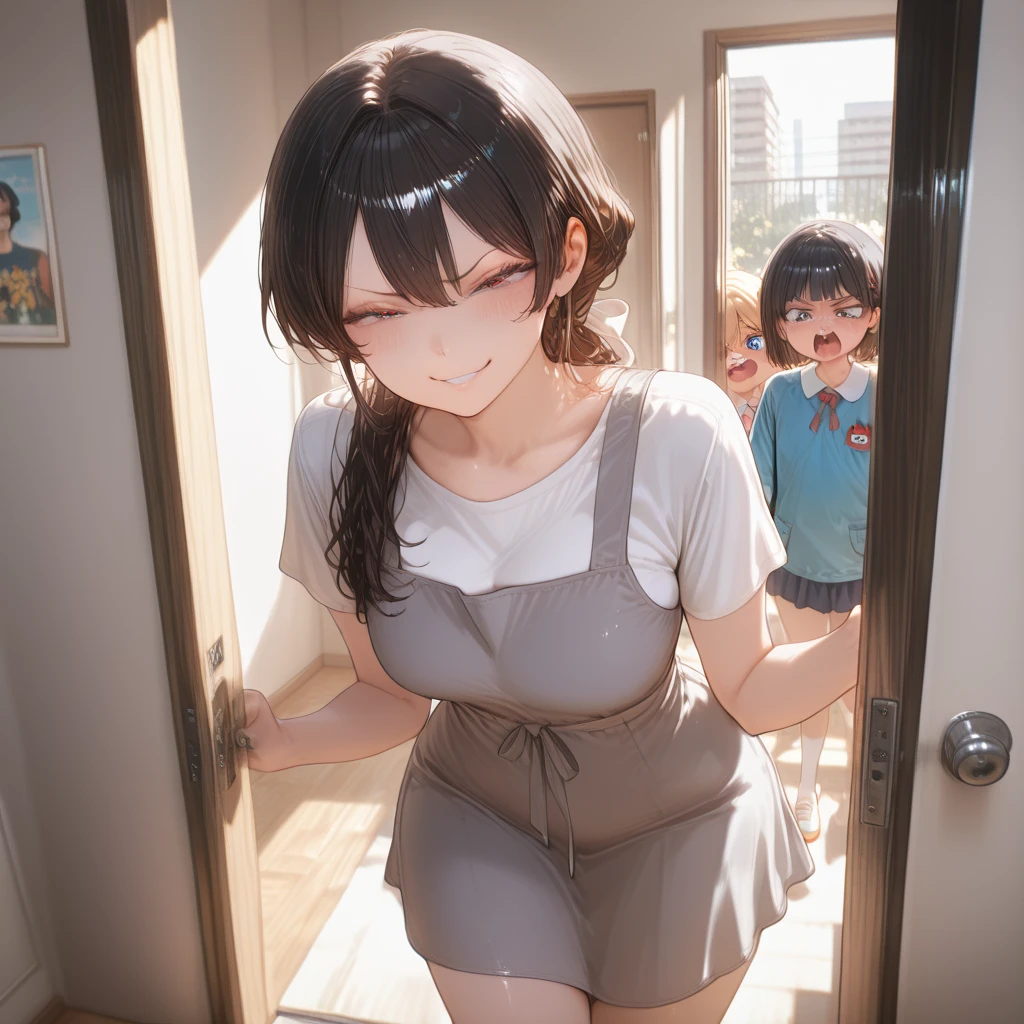 girl with、独奏、toddlers、small kid、realisitic、Exaggerate innocent gestures、barechested、Blur the background、The best angle to make the most of cuteness