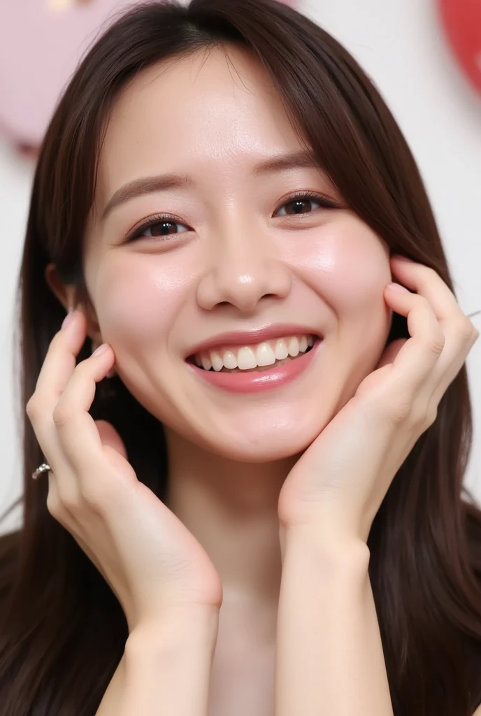 Extreme close-up portrait, beautiful girl with her love-struck - SeaArt AI