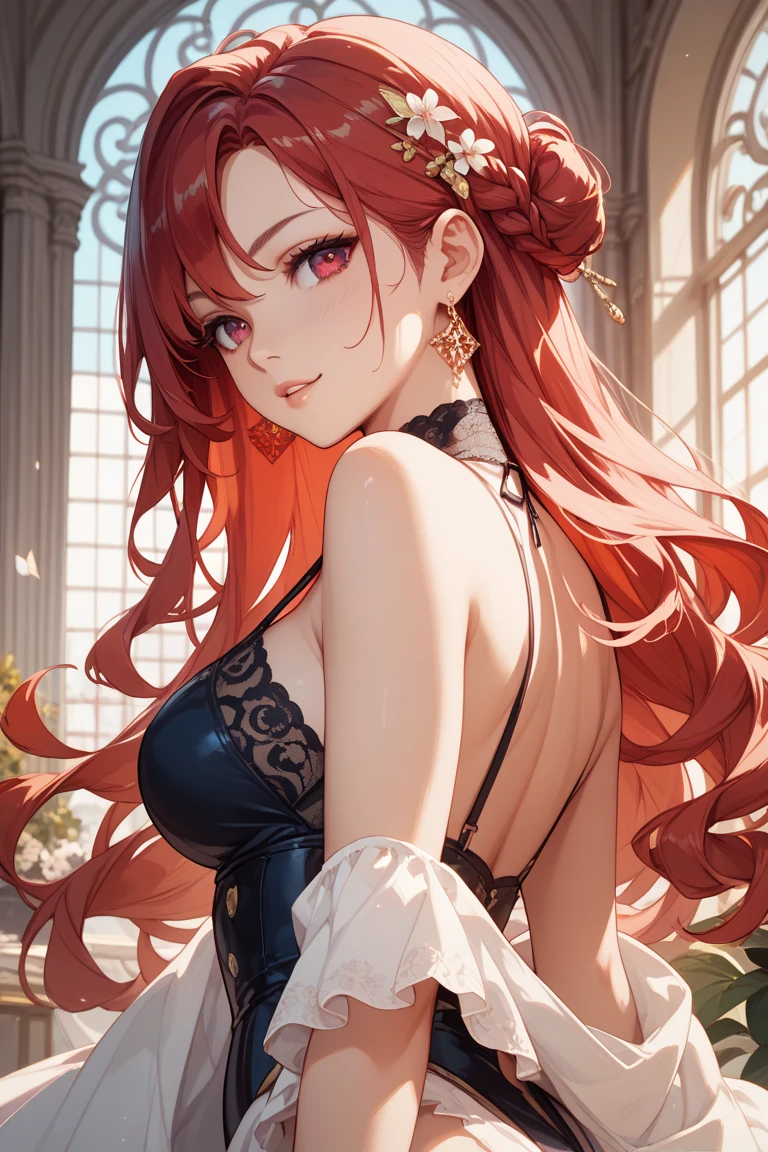 ((Best quality)), ((masterpiece)), (detailed), himeko honkai star rail nude