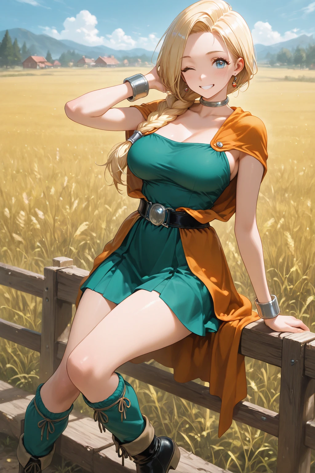 score_9, score_8_up, score_7_up, BREAK
GreenDress_Carrot_ownwaifu,
1girl, blonde hair, rabbit girl, short hair, furry female, rabbit tail, animal ears, brown eyes, rabbit ears, buck teeth, large breasts, animal nose, body fur, white fur, collarbone, bare legs, colored skin,
dress, green dress, short sleeves, puffy sleeves, bow, cleavage, puffy short sleeves, frills, green shirt, short dress,
(sitting, soaking feet, arms behind head), onsen, mount fuji, cherry blossoms, falling petals, spring_(season), outdoors,<lora:PONYXL_ONEPIECE_Carrot_ownwaifu:0.7>, depth of field, solo,