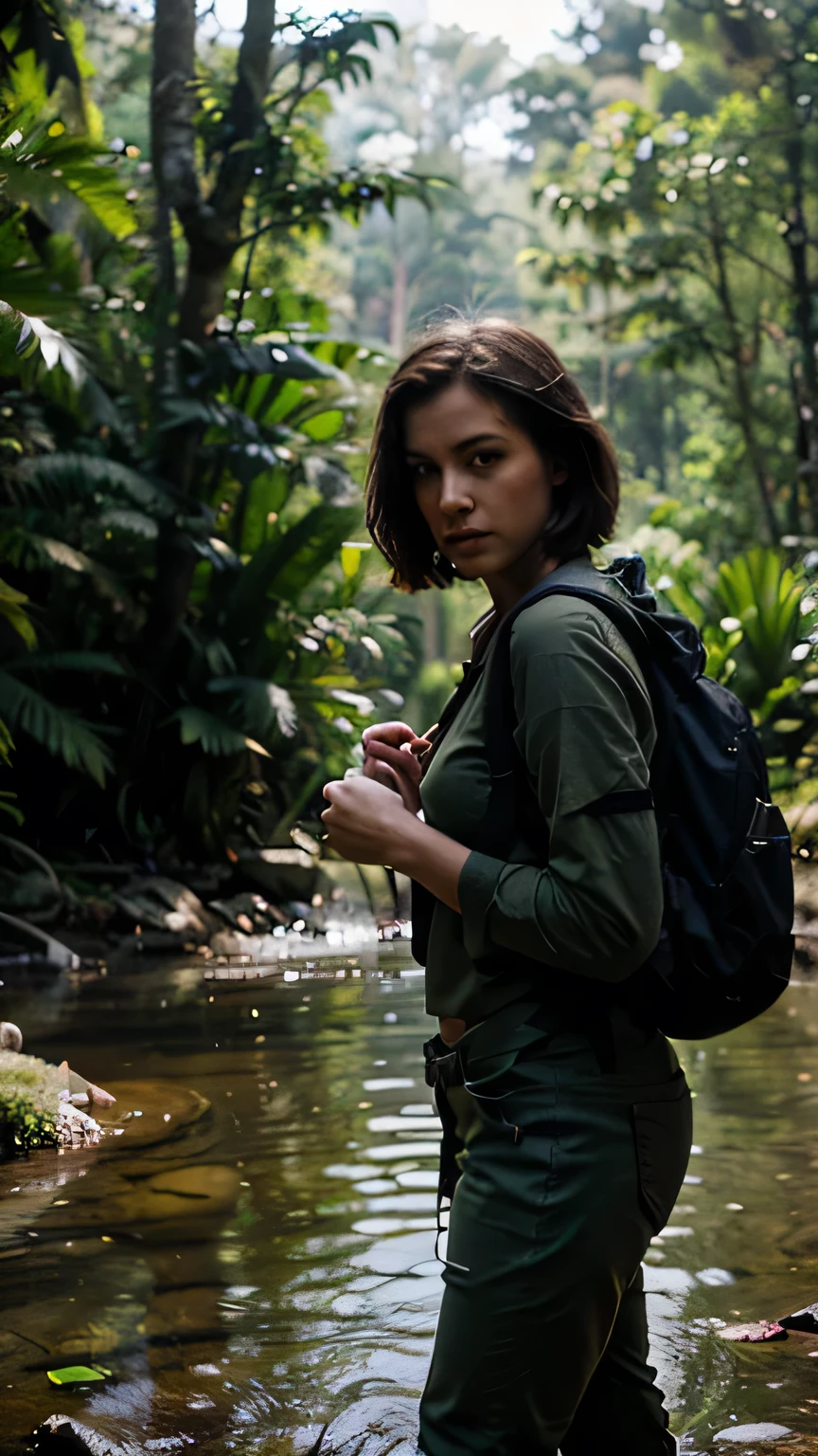 (masterpiece, best quality:1.3)
<lora:epi_noiseoffset2:1> <lora:add_detail:0.7><lora:EllieTLOU:0.8>
EllieTLOU,  1girl, brown hair, long hair, ponytail, sitting, abandoned  in a forest, green plants, soft lighting, realistic, smooth face, full body shot, torso, dress, perfect eyes, sharp