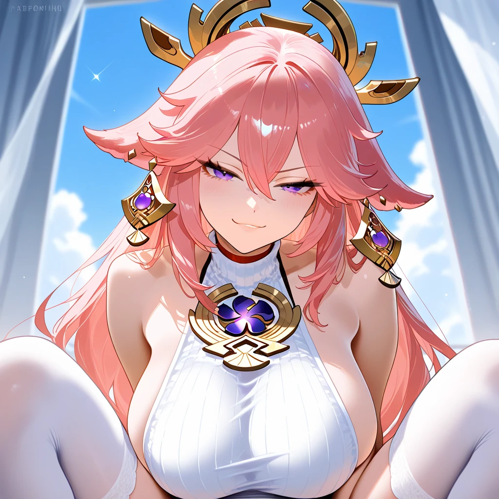 wedding gown,The barefoot,with pink hair,gold eyes,(Upper part of the body:1.2), (Transparent langari:1.3), (sexyposture:1.4), (face flushed:1.4), ssmile, Stick out her tongue, ((heart - shaped pupils)), ((lacivious pose)), an sexy, ,saliva,One guy,Colossal tits,i can see my belly,Whole body ESBIAN,stand posture,