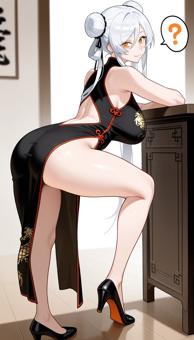 (masterpiece:1.2, highest quality),(Realistic, photoRealistic:1.4),1 female,Mature Woman,48 years old,Big eyes,Long eyelashes,(Thick lips),Black Hair,Random hairstyle,Beautiful Skin,Shiny skin,Beautiful female hands,Detailed hand drawing,Beautiful legs,(whole body),BREAK(China dress),((High heels)),(The background is a Chinese-style room),(((Background Blur:1.5))),((Spread legs, squatting))