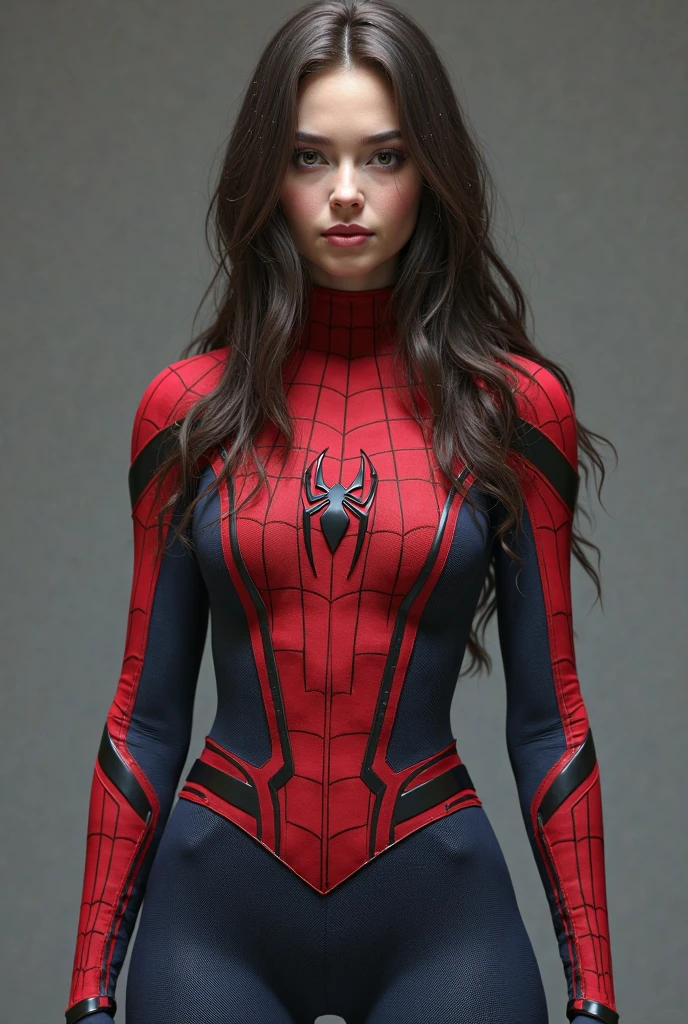 Masutepiece, La mejor calidad, Fotorrealista, Ultra-detallado, Detalle fino, high resolusion, Fondo de pantalla de 8k, profesional, ALTO NIVEL DE DETALLE, High Angle for Latina Women, cabello rubio claro, con un vestido de spiderman corto y ajustado, Busto grande con buena forma, (mirando hacia el frente), (Mira a los espectadores), Aceras urbanas, Textura natural de la piel, soft cinematic light, Foto RAW, Elegent, Altamente detallado, foco nítido, ((cinematic look)), tonos suaves, Detalles locos, Detalles intrincados, Hiperdetalles, bajo contraste, exposure blending, NFFSW, descolorido,ojos azules,rubio,vestido corto de spiderman muy sexy