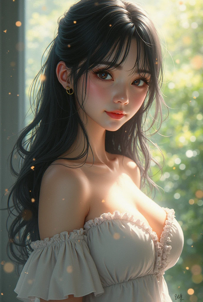 Anime girl with no outfits