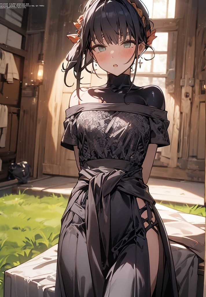 (One-piece backless garment),long skirt,(Purple-blond hair)Longhaired Beauty, 独奏,Cross the steps into the magnificent hall,cinematic photogtaphy,Spotlight lighting effects,fully body photo,beautifullegs,8 k hd wallpaper,Extremely high definition,Highest image quality,complexdetails,Rich background,True skin texture,Dynamic obfuscation,Envy digital painting,the complex background