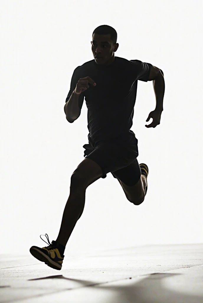 a man running