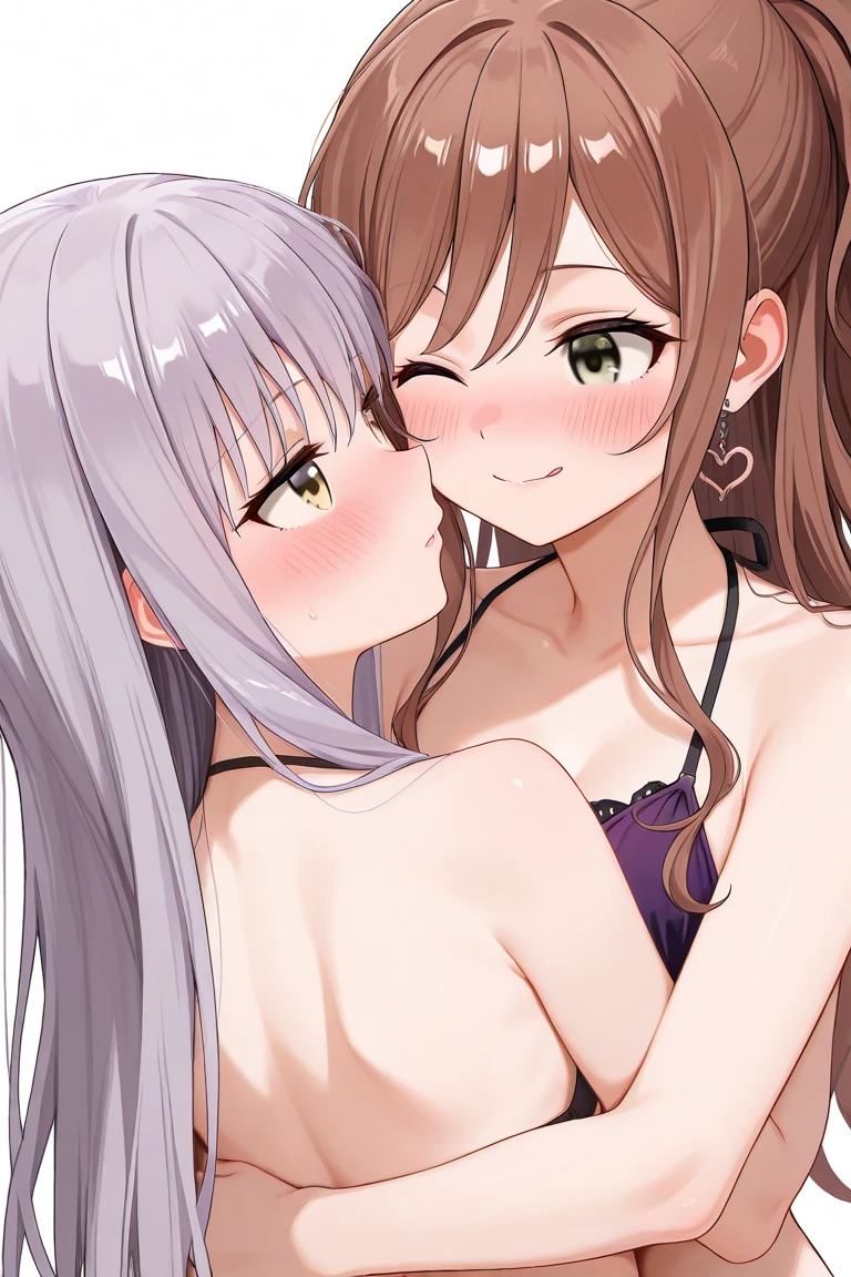 NSFW, upper body, nude, 1 little_girl, , (kids:1.3), (6 ye), smile, (おっぱいロリ:1.5), huge breasts, (completely nude:1.5), little body, in onsen, at night, masterpiece, best quality.