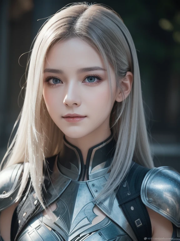(Official art、Best Quality、Unity 8k Wallpapers、32K、masterpiece、ultra-detailliert、超A high resolution、realisitic、Photorealsitic:1.2)、(Cinematic lighting:1.2)、Fireglow effect、film grains、Best Shadows、Rim lighting、side lights、sideshot、(Ultra-detailed and complex 3D rendering)、Detailed beautiful face and eyes、Sharp pupils、Realistic pupils、A slender、1Man Woman、huge bust、(half body:1.2)、 beauitful face、-yeld beiful girl、(super detailed skin、detailed skin textures:1.3)、(silver blond、Blue-silver hair:1.3)、Paladin、Longhaire、Blunt bangs、Gray eyes、3 braids in 1 bunch、(Blue Armor、Blue Boots、Blue helmet、Jeweled、Gold embroidery)、A slender、Maxi skirt、(thighs thighs thighs thighs:0.8)、(chies、in a house、Artistic stained glass、Hello Point、Mystical、Particles of light、solemnity、Sunlight is、colourfull、Fantastical:1.2)、(Fantastical:1.3)、(Carrying a silver blue sword:1.3)、(Looking away、looking distantly:1.3)、Fantastical、Gentle smile、I opened my mouth a little、