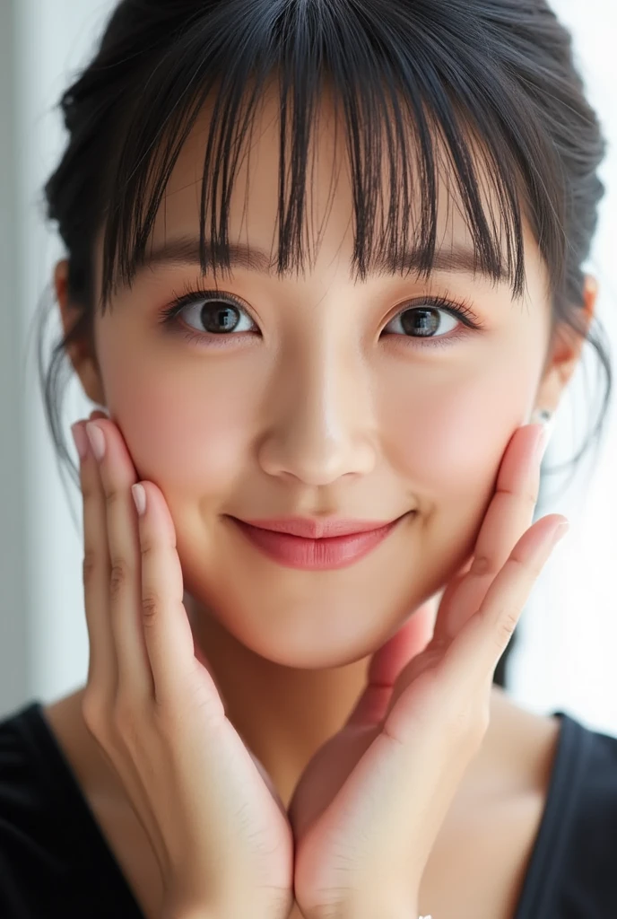 Extreme close-up portrait, beautiful girl with her love-struck - SeaArt AI