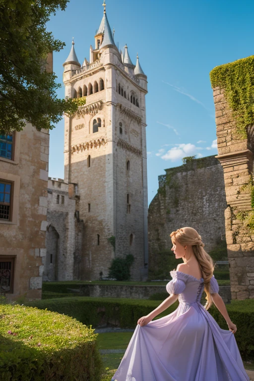Rapunzel in the tower