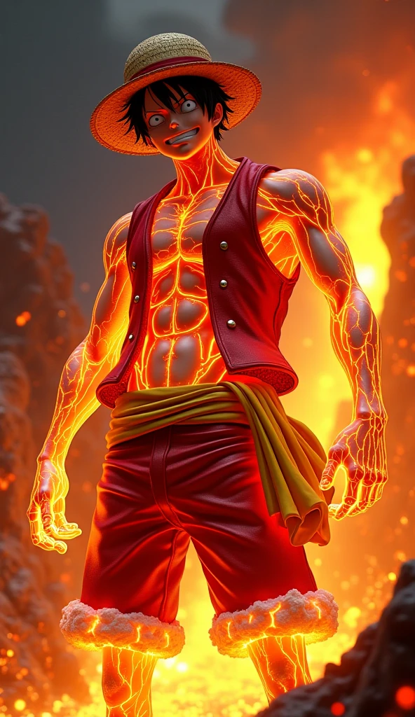 Luffy in mma style