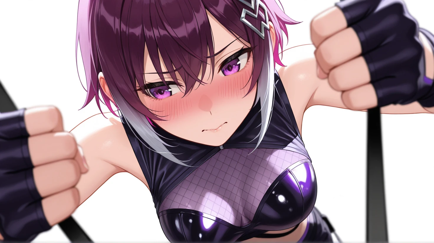 Juri Han, street fighter(master part, best quality, ultra-detalhado, Melhor sombra), (Antecedentes detalhados, Olhando para o Viewer, Serious, irritado), Rosto detalhado, (best ilumination), ((Cinematic light)), colorido, hiper detalhe, dramatic light, detalhes intrincados,yandere

