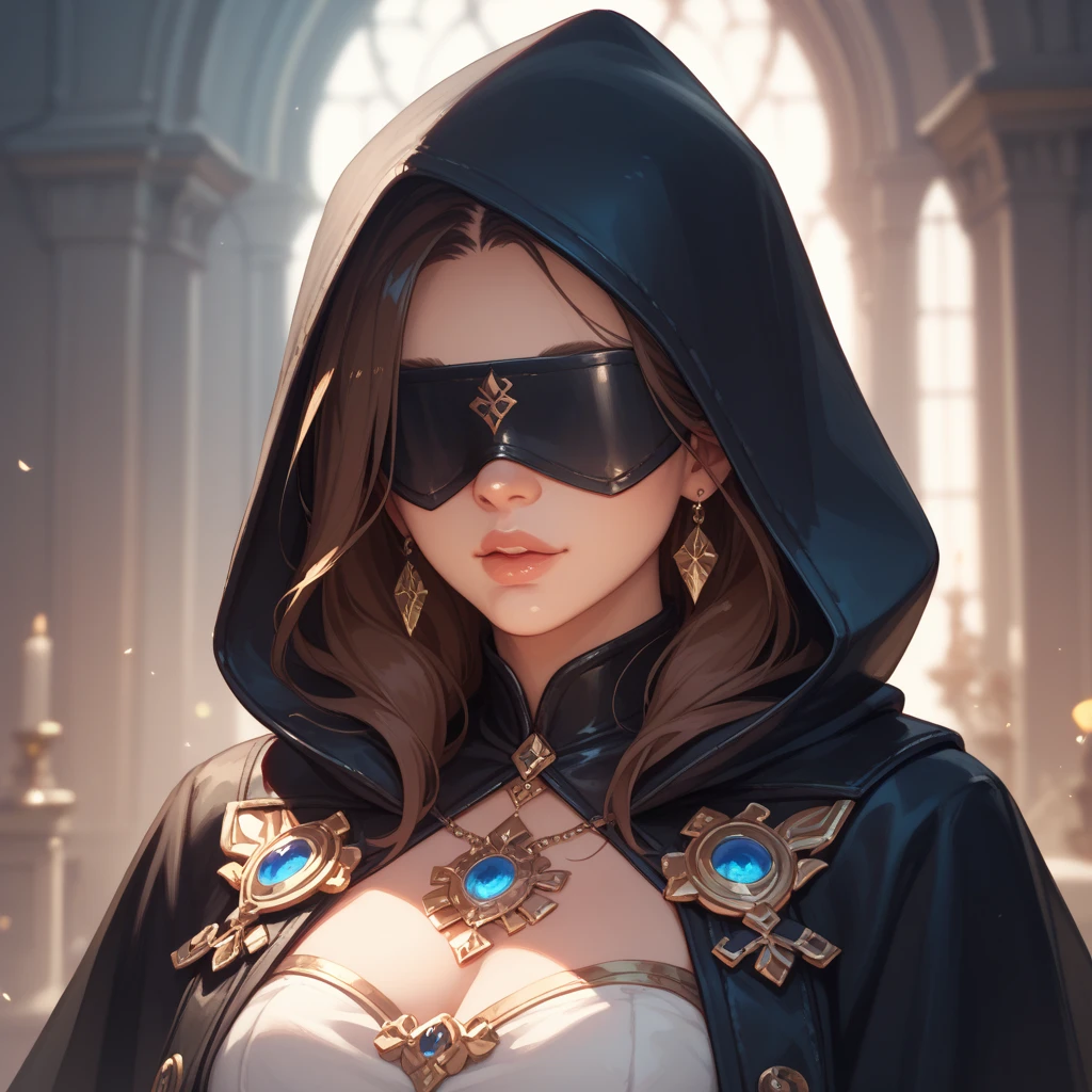 Black blindfold