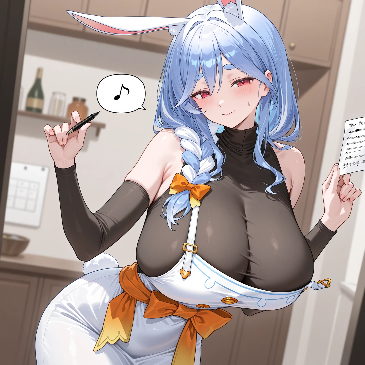 ((1girls:1.3)), ((moe style:1.3)), eula (genshin impact), ((cow girl:1.3)), ((erect nipples:1.3)), ((squeezing breasts:1.3)), ((lactation:1.3)), ((milking breasts:1.3)), ((hand on breasts:1.3)), ((posing:1.3)), ((shy:1.3)), blush, huge breasts, ((perfect face)), ((extremely cute:1.3)), ((masterpiece:1.3)), ((8k)), ((best quality:1.3)), ((beautiful)), ((extremely detailed:1.3)) , ((absurdres)), AddXL, ((score_9:1.3)), ((score_8_up:1.3)), ((score_7_up:1.3))
