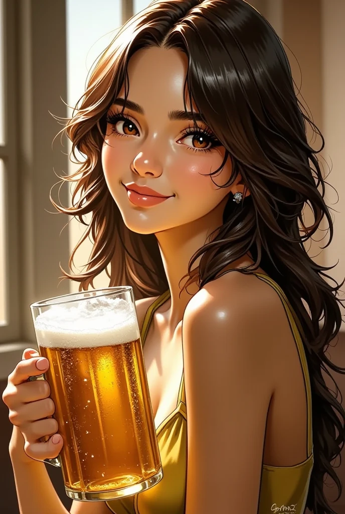 girl beer