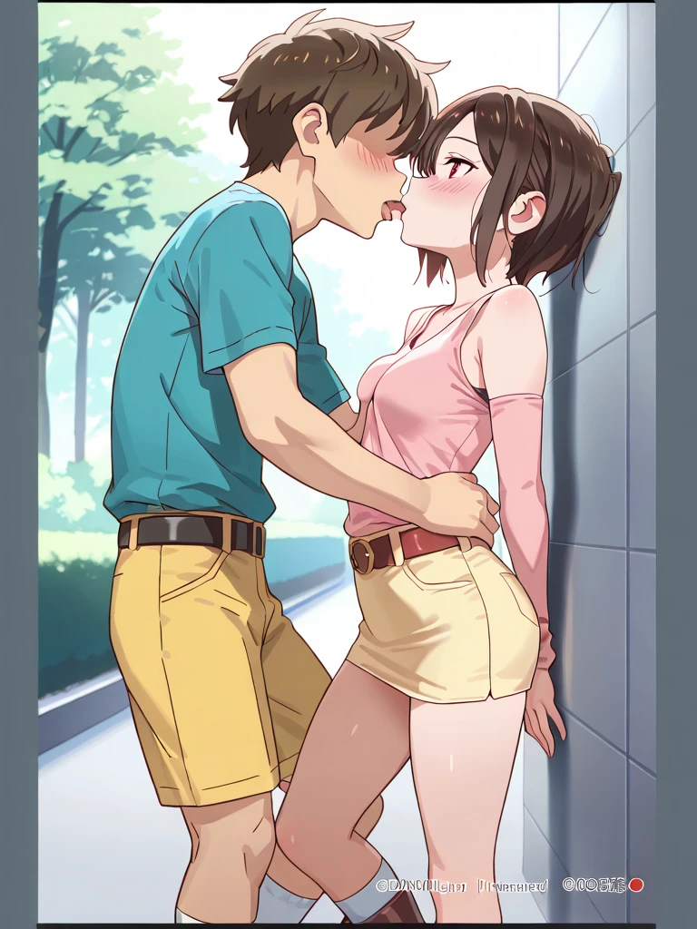 masterpiece, best quality, yuri sakazaki, shy, light smile, city park, cherry blossoms,naked、No clothes、 (((full body shot)))、Squat down and spread your legs、H cup bust、swollen buttocks、big butt with wide pelvis、You can see the nipples through it、Clothes slip off and female genitals are visible、beautiful female genitals、beautiful nipples、beautiful skin、beautiful anus、plump areola、lewd body、very soft breasts、very soft butt、A pose that invites the butt、ecstatic face、I can't help but sigh、((((A man grabs my breasts so tightly that his fingers are buried in them.))))、thin pubic hair、plump areola、((((A man violently fondles my breasts))))、mammary glands passed、erect nipples、(((Generates an image of a man performing an act of sexual pleasure on his girlfriend)))、The body is wet due to excessive sweating、She spreads her legs and shows her genitals to seduce the man.、(((((beautiful female genitalsを作画生成)))))、(((female genitals open)))、Draw a clitoris the size of a soybean、Draw a man other than her、Angle shot with the butt facing、Stand on tiptoe with legs apart、feeling intense pleasure、put both hands on the wall、drool with pleasure、(((((healthy and normal human body)))))、Highest image quality、High excitement、Make liquid depiction transparent、thick thighs、、plump body、Only one female genitalia drawn in place on the human body、Draw one anus in place on the human body、Breasts that are slightly soft and sagging、sensual、sensual、Clarify body fluids、Pubic hair is drawn in one place on the human body,turn your butt towards me、plump pussy、Moriman、raised pubic bone、Breasts and nipples in place on the human body2Place description、Expression full of pleasure、feels good sexually、plump areola、lewd breasts、She is forcibly raped by a man、she sucks a man's dick、She sticks out her tongue and drools as she licks the dick、cute、