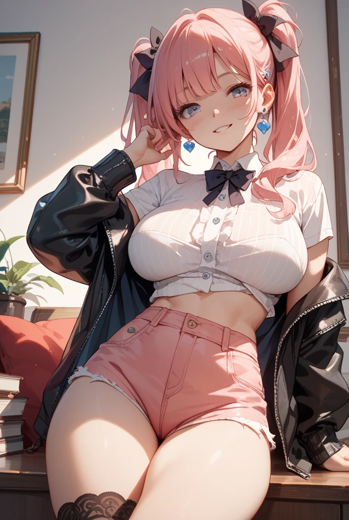 make up time, casual parka, soft couch, late evening, (cute pastel room:1.3), surprised,
BREAK,
(best quality, masterpiece, 8K, Highly detailed, kawaii girl), (1girl:1.5), (loli:1.3), blush, (Look into:1.2), (cute bra:1.2), (denim hot pants:1.1),
(platinum pink hair),(eye shadow:1.1), shiny skin, (mascara:1.0), (medium breasts:1.5), BREAK,
(from front:1.8), (cowboy shot:1.3), (sitting:1.3), knee tights,
BREAK,
ultra high res, absurdres, (highly detailed back ground:1.1), official art, dramatic lighting, IQ20000,