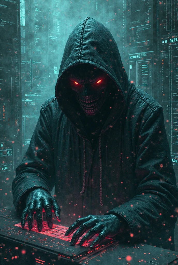 Synthwave, retroonda, Horrorcore, pesadelo zombiecore, Dying zombie with a soldier behind hood