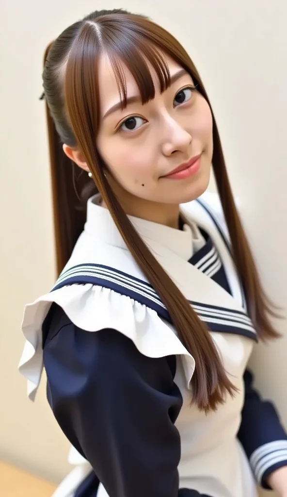 Raw photo、Ultra-realistic、Ultra detailed face、Detail lips、Detailed eyes、High school girl smiling showing her teeth、Long Hair:1.1、chest、Visible curves、Laughing with your mouth open 、Tokyo city角、 Whole body、( Slender body)、(Long Hair)、Big Breasts、Idol、(pastel colour)、18-year-old、Small face、Braid、 Tokyo city、Long beautiful legs 1.2、Curved waist、flower、uniform