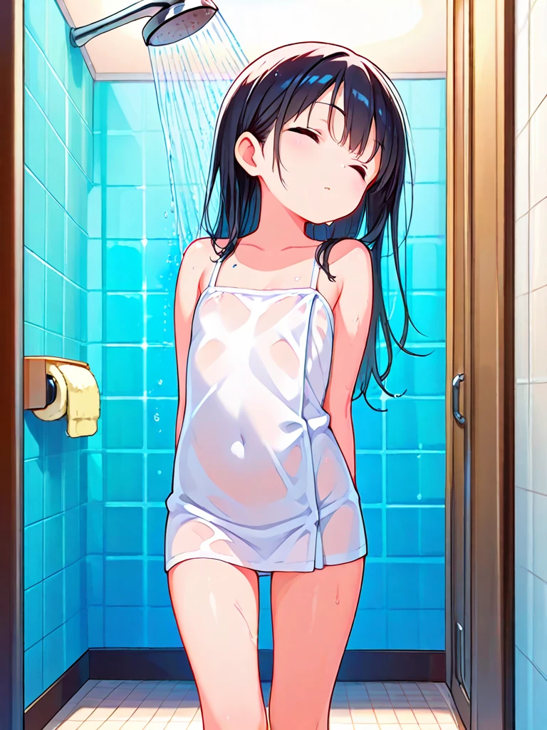 bathroom, girl,