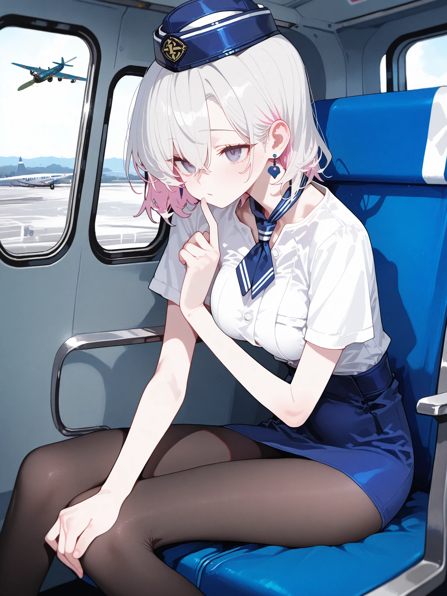 White Hair,Commercial Aircraft,confusing behavior,Cat ear,ponytail,,Shirt gym clothes,place,Crowd inside the plane,Navel naked pussy pussy pussy pussy pussy pussy pussy pussy pussy pussy pussy pussy pussy pussy pussy pussy pussy pussy pussy pussy,Stance,Handsome face,Grinning face、Place hands on hips