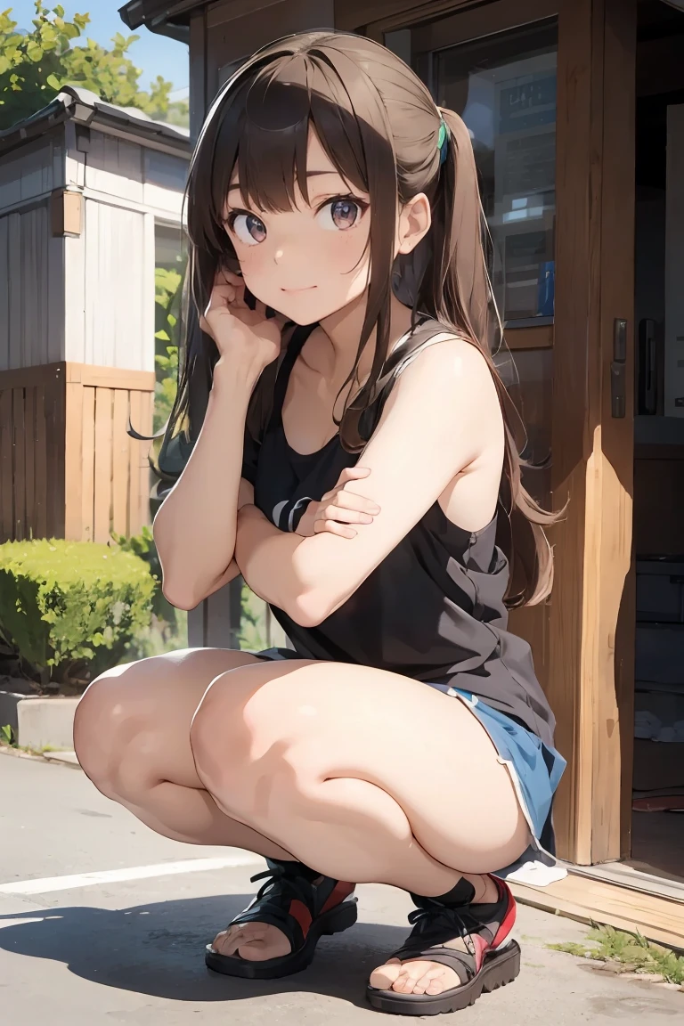 open legs, sitting backwards